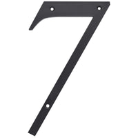 Hillman 6 in. Reflective Black Plastic Nail-On Number 7 1 pc (Pack of 3)