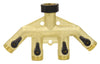 Gilmour 3/4 in. Brass Threaded Male 4-Way Shut-off Valve