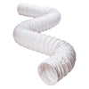 Deflect-O 50 ft. L X 4 in. D White Vinyl Vent Duct