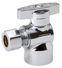 BK Products ProLine 1/2 in. FIP X 3/8 in. Compression Brass Angle Stop Valve