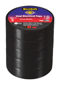 3M Scotch 3/4 in. W X 66 ft. L Black Vinyl Electrical Tape