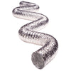 Deflect-O 240 in. L X 6 in. D Silver/White Aluminum Vent Hose