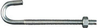 National Hardware Zinc-Plated Silver Steel 100 lbs. Capacity J-Bolt 4 L x 0.21 Dia. in.