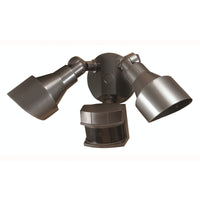 Heath Zenith Motion-Sensing Hardwired Halogen Bronze Security Light