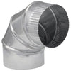 Imperial Manufacturing 5 in. Dia. x 5 in. Dia. Adjustable 90 deg. Galvanized Steel Elbow Exhaust