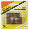 Bussmann 5 amps ATC Blade Fuse 5 pk (Pack of 5)