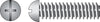 Hillman No. 1/4-20 X 3/4 in. L Combination Round Head Zinc-Plated Steel Machine Screws 100 pk