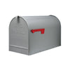 Architectural Mailboxes Stanley Classic Galvanized Steel Post Mount Gray Mailbox