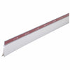 M-D Cinch White Aluminum/Vinyl Weatherstrip For Doors 36 in. L X 1/4 in.