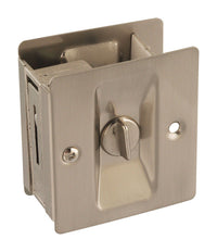 National Hardware Satin Nickel Silver Brass Pocket Door Latch 1 pk