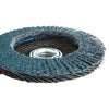 Forney 4-1/2 in. D X 7/8 in. Zirconia Aluminum Oxide Arbor Flap Disc 120 Grit 1 pc