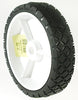 Maxpower Plastic Diamond Tread Lawn Mower Replacement Wheel 8 D x 1.75 W in.