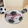 Southern Illinois University Soccer Ball Rug - 27in. Diameter