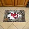 NFL - Kansas City Chiefs Camo Rubber Scraper Door Mat