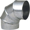 Imperial Manufacturing 8 in. Dia. x 8 in. Dia. Adjustable 90 deg. Galvanized Steel Elbow Exhaust (Pack of 4)