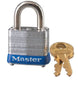 Master Lock 1 in. H X 11/16 in. W X 1-1/8 in. L Laminated Steel 4-Pin Cylinder Padlock