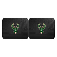 NBA - Milwaukee Bucks Back Seat Car Mats - 2 Piece Set