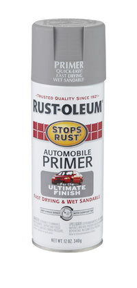 Rust-Oleum Stops Rust Gray Primer 12 oz. (Pack of 6)