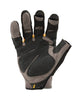 Ironclad Framer Men's Hook & Loop Fingerless Gloves Black/Gray XL 1 pk