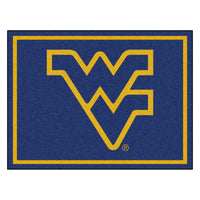 West Virginia University 8ft. x 10 ft. Plush Area Rug