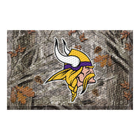 NFL - Minnesota Vikings Camo Rubber Scraper Door Mat