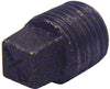 STZ Industries 1-1/4 in. MIP each Black Malleable Iron Plug