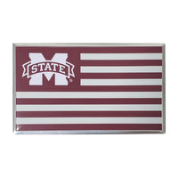 Mississippi State University State Flag Aluminum Emblem