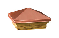 Deckorators 3 in. H X 4 in. W Copper Wood Post Cap (Pack of 6).