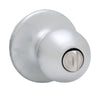 Kwikset  Polo  Satin Chrome  Steel  Privacy Knob  3  Right or Left Handed