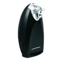 Hamilton Beach Chrome Black Electric Can Opener