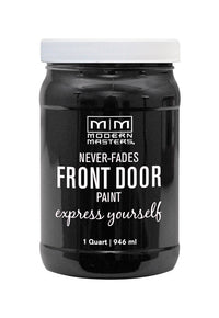 Modern Masters Door Paint Satin Elegant Front Door Paint Indoor and Outdoor 1 qt. (Pack of 2)