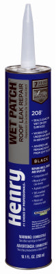 Henry Wet Patch Black Asphalt All-Weather Roof Cement 10.1 oz