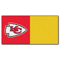 NFL - Kansas City Chiefs Team Carpet Tiles - 45 Sq Ft.