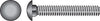 Hillman 3/8 in. X 1 in. L Hot Dipped Galvanized Steel Carriage Bolt 100 pk