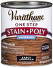 Varathane Semi-Gloss Early American Water-Based Acrylic Modified Urethane One-Step Stain/Poly 1 qt