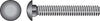 Hillman 1/4 in. X 3-1/2 in. L Zinc-Plated Steel Carriage Bolt 100 pk