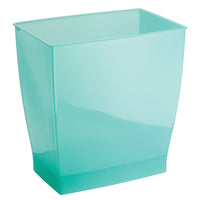 iDesign Mono 2.5 gal Aruba Green Plastic Wastebasket