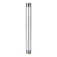 STZ Industries 1-1/2 in. MIP each X 1-1/2 in. D MIP Galvanized Steel 12 in. L Nipple