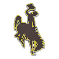 University of Wyoming 3D Color Metal Emblem