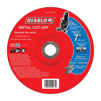 Diablo 7 in. D X 7/8 in. Aluminum Oxide Metal Cut-Off Disc 1 pk