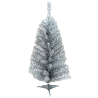 Celebrations Silver Tinsel Tree Indoor Christmas Decor (Pack of 8)