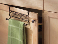 InterDesign 98881 9" Bronze Twigs Over the Cabinet Towel Bar