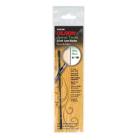 Olson 5 in. Carbon Steel Scroll Saw Blade 41 TPI 12 pk