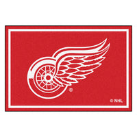 NHL - Detroit Red Wings 5ft. x 8 ft. Plush Area Rug