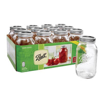 Ball Regular Mouth Mason Jar 32 oz 12 pk