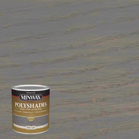 Minwax Polyshades Semi-Transparent Satin Slate Oil-Based Polyurethane Stain and Polyurethane Finish (Pack of 4)