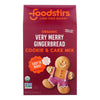 Foodstirs Cookie Mix - Very Merry Gingerbread - Case of 6 - 23 oz.