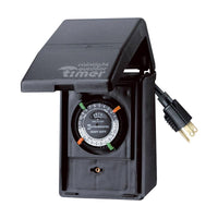 Intermatic Black 15A 1800W Outdoor Programmable Heavy-Duty Timer