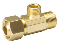 BK Products ProLine 3/8 in. Compression Sizes X 3/8 in. D MPT Brass Tee