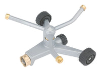 Gilmour Metal Wheeled Base 3-Arm Sprinkler 2100 sq. ft.